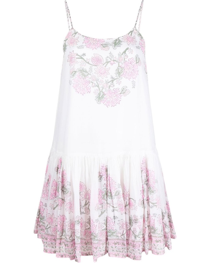 Juliet Dunn Damen Ausgestelltes Kleid mit floralem Muster