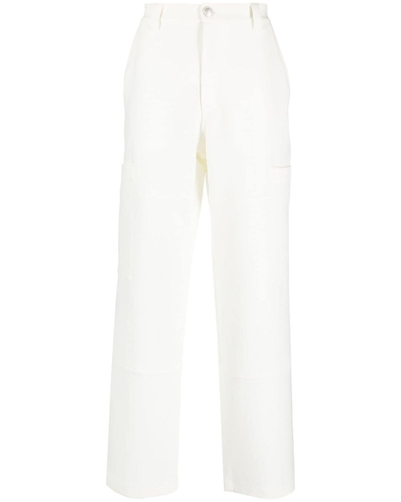 KOCHÉ Damen Perforierte Straight-Leg-Hose
