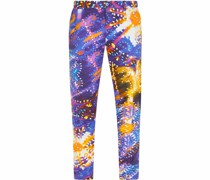 Klassische Hose mit Print