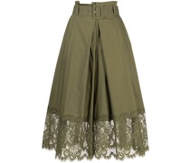 Cropped-Hose aus Spitze