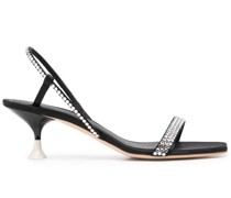 Sandalen mit Strassverzierung