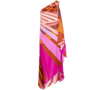 One-Shoulder-Kleid mit Print