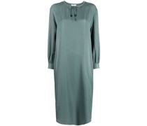 Midikleid mit Bindegürtel