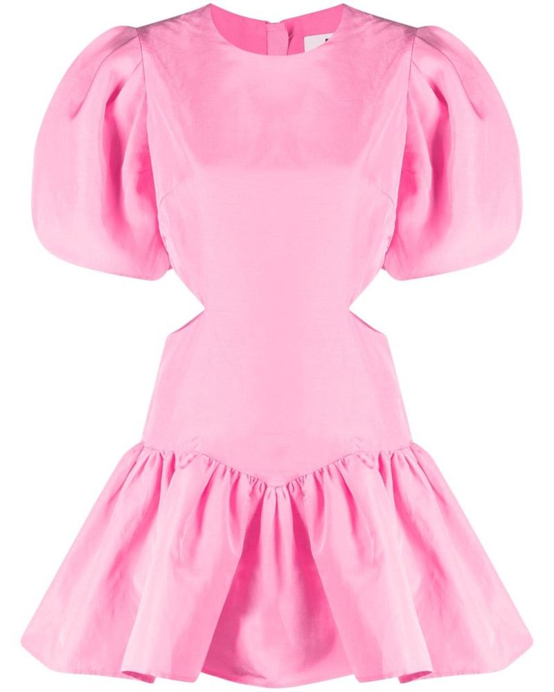 MSGM Damen Minikleid mit Puffärmeln