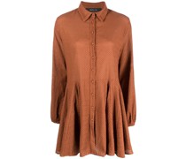Hemdkleid mit Lochmuster