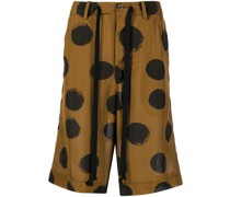 Shorts mit Polka Dots