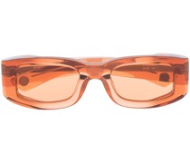 Sonnenbrille mit eckigem Gestell