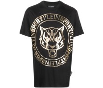 T-Shirt mit Tiger-Print