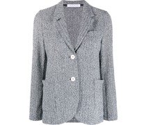 Blazer mit fallendem Revers