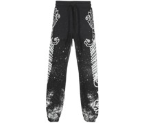 Jogginghose mit Galaxie-Print