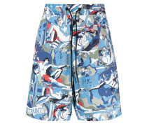 Shorts mit "Wet Paint"-Print