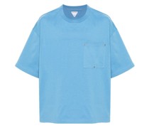 jersey-texture cotton T-shirt
