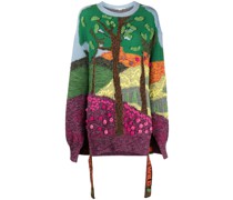Tree Of Life Jacquard-Pullover