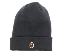A BATHING APE® Beanie mit Logo-Patch
