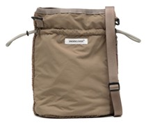 Schultertasche aus Faux Shearling