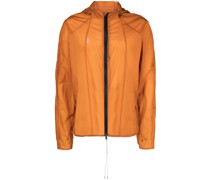hooded zip-up lightweight jacket