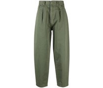 Halbhohe Tapered-Jeans