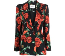 Blazer mit Blumen-Print