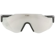 Sonnenbrille mit Logo-Schild