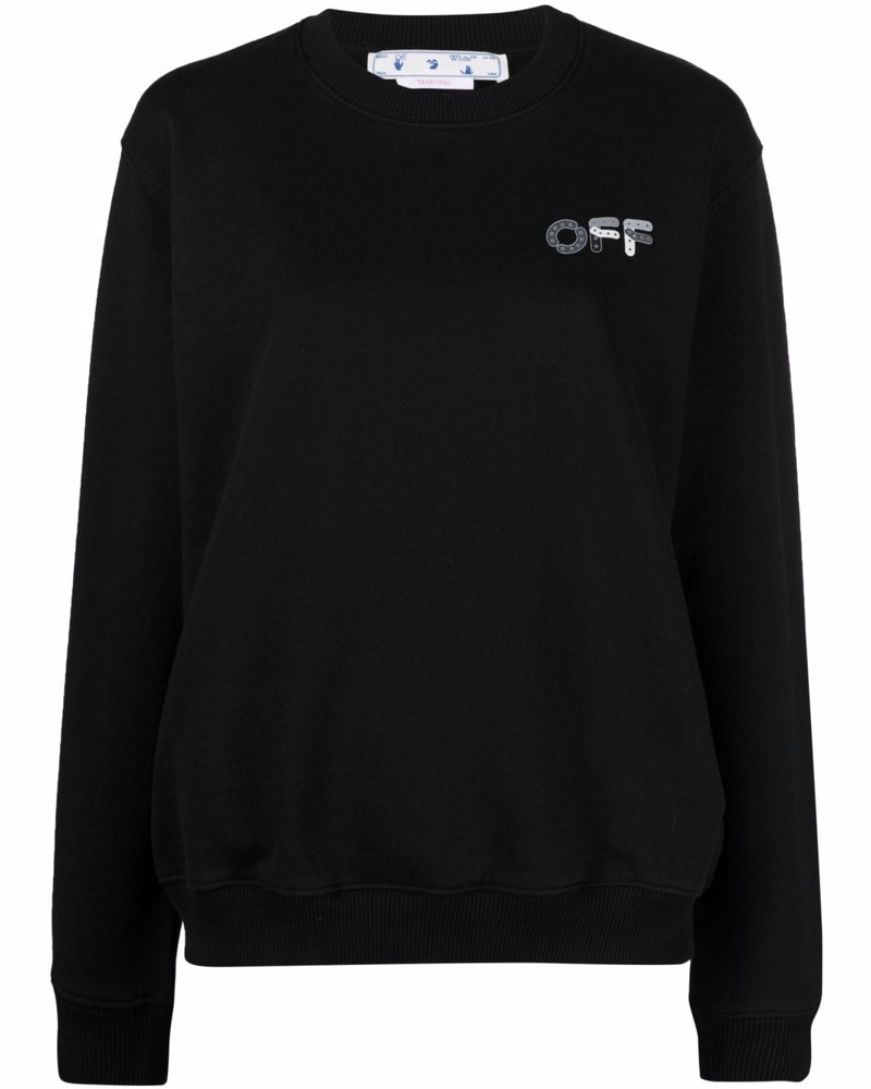OFF-WHITE Damen Sweatshirt mit Pfeilmotiv