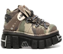 x New Rock Plateau-Sneakers mit Print