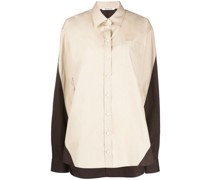 Hemd in Colour-Block-Optik
