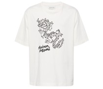 T-Shirt mit Drachen-Print