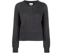 Gerippter Strickpullover