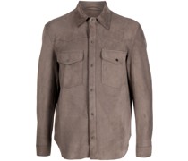 Hemdjacke aus Leder