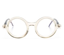 Transparente P1 Brille mit rundem Gestell