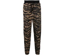 Jogginghose mit Animal-Print