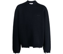 Pullover mit Logo-Stickerei