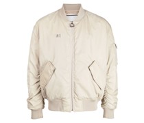 Bomberjacke mit Logo-Schild