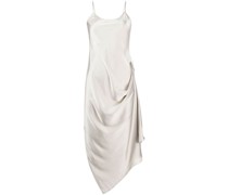 Asymmetrisches Camisole-Kleid aus Satin