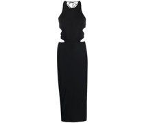 Midikleid mit offenem Rücken