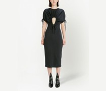 Gerafftes Midikleid