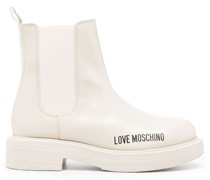 Stiefel mit Logo-Print