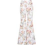 Schlaghose mit Blumenmuster
