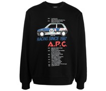 A.P.C. Sweatshirt mit grafischem Print