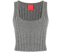Gestricktes Cropped-Top
