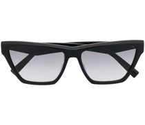 Sonnenbrille mit eckigem Gestell