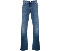 Dunkle 501 Straight-Leg-Jeans