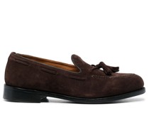 Loafer aus Wildleder mit Quasten