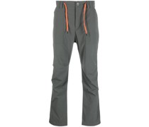 Gerade Hose mit Logo-Patch