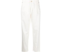 Tapered-Jeans mit hohem Bund