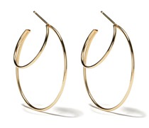 14kt Gelbgoldcreolen