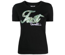 T-Shirt mit Logo-Print