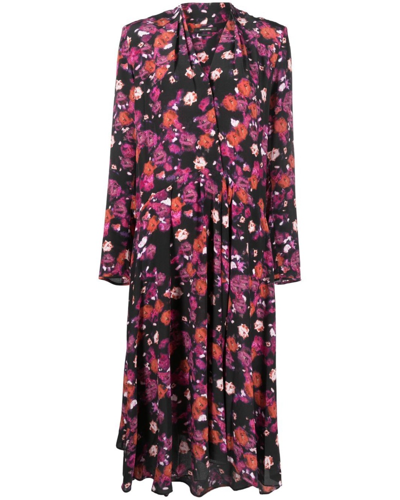Isabel Marant Damen Kleid mit Blumen-Print