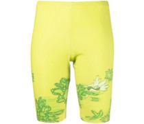 Leggings mit Blumen-Print
