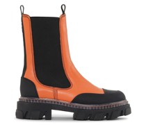 Chelsea-Boots mit Knitteroptik